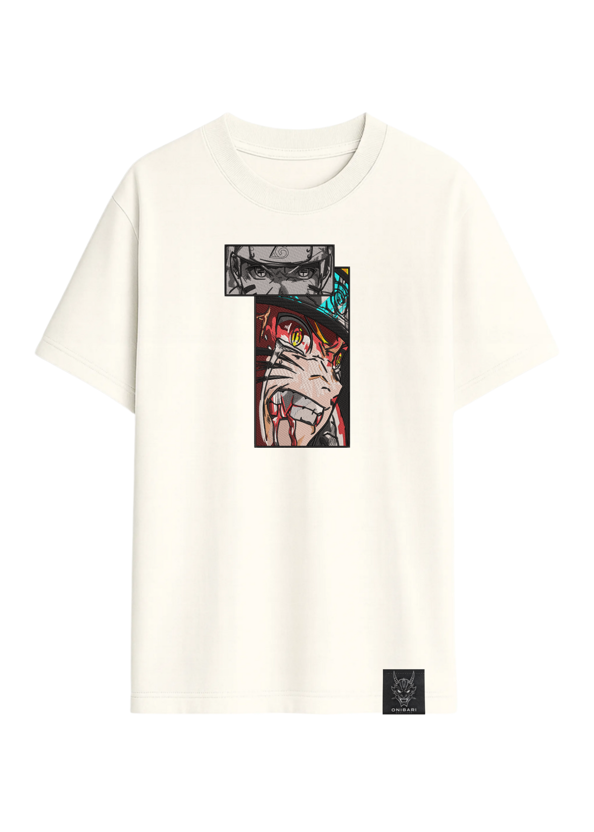 Camiseta Naruto Recuadros