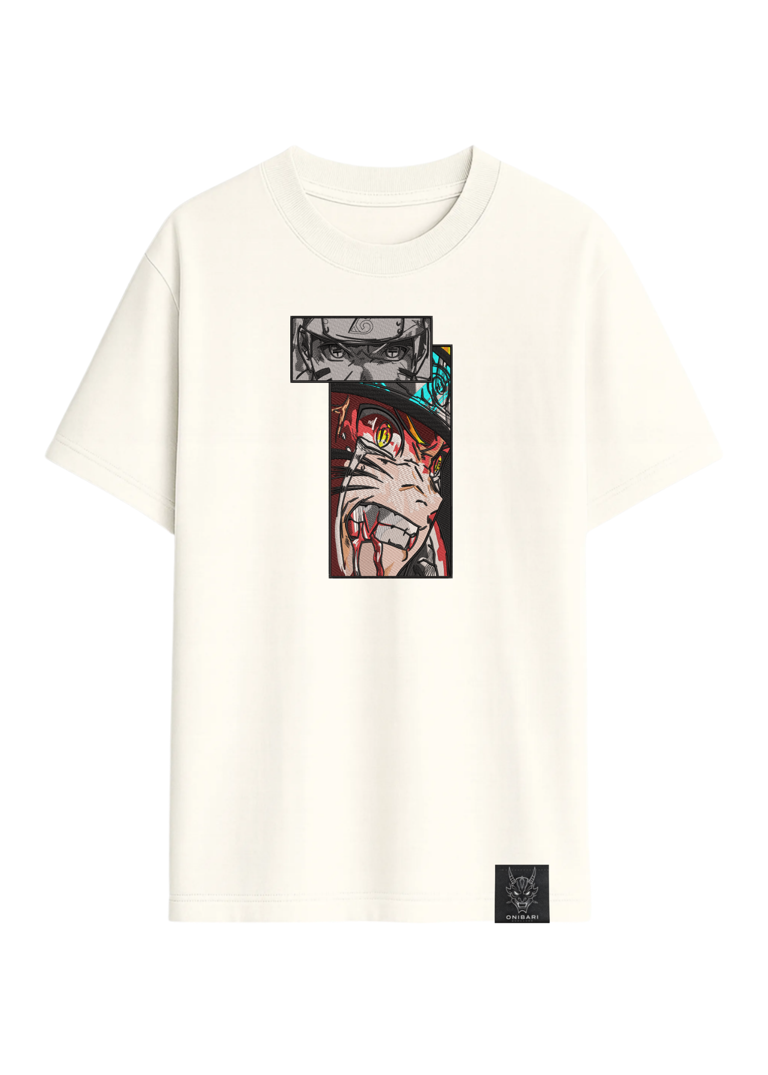 Camiseta Naruto Recuadros
