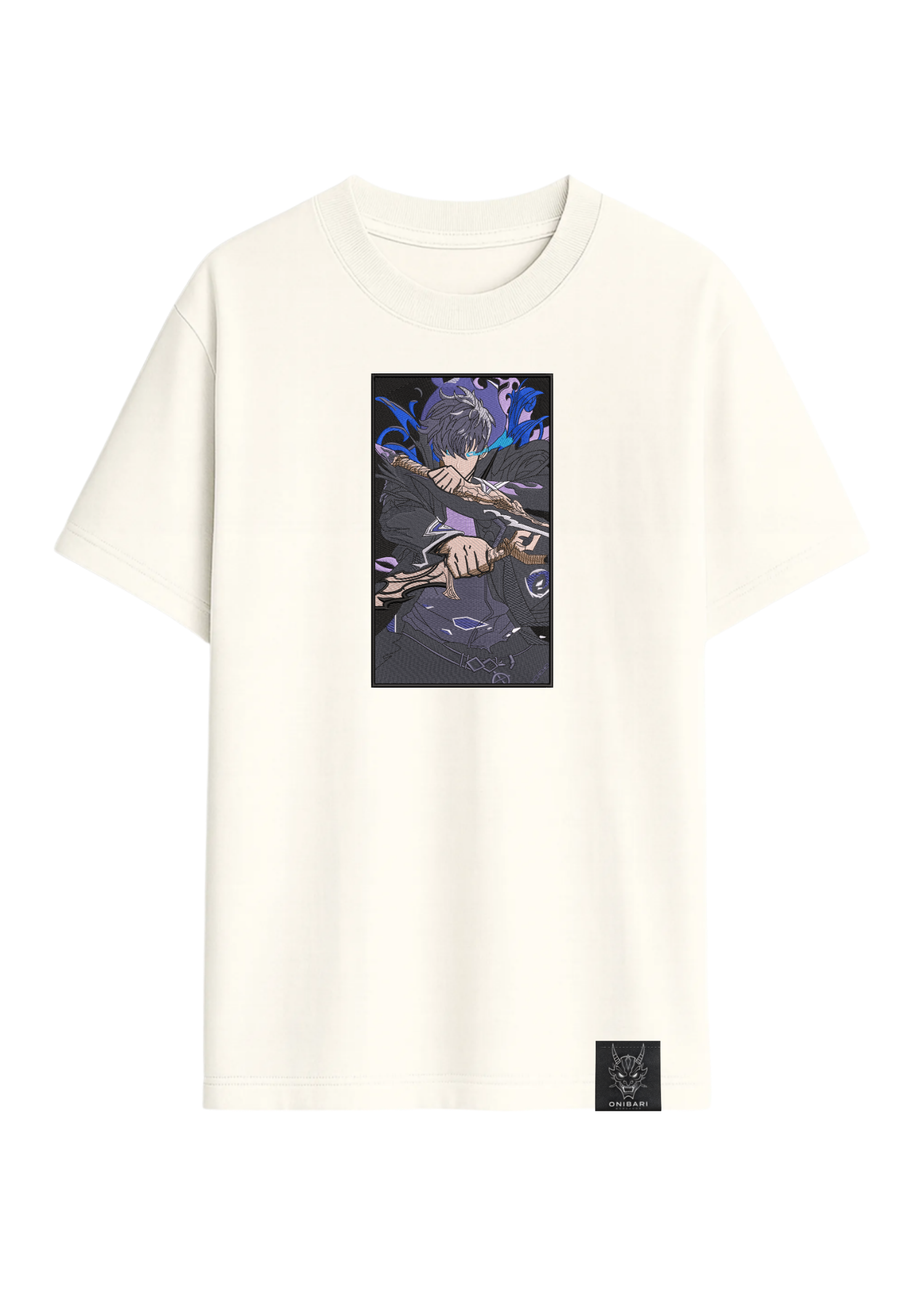 Camiseta Solo Leveling Sung Jin Woo Rectángulo