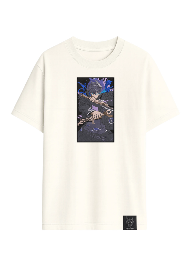 Camiseta Solo Leveling Sung Jin Woo Rectángulo