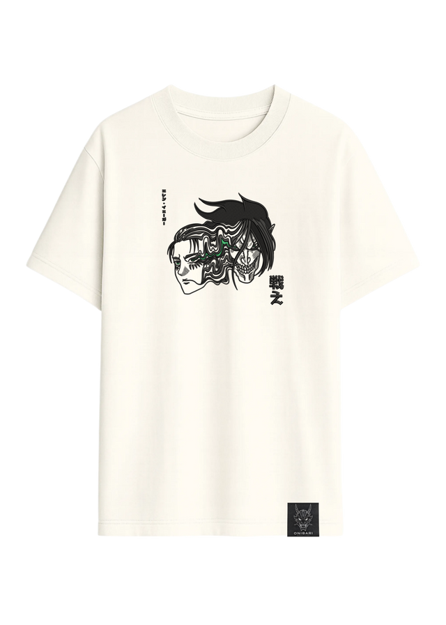 Camiseta Eren Yeager & Titán De Ataque