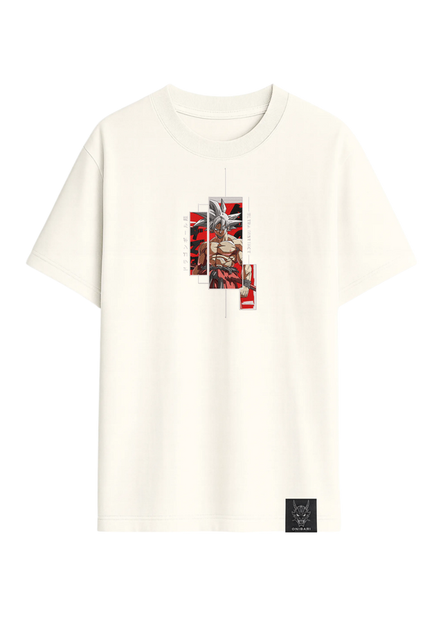 Camiseta Goku Ultra Instinto Recuadros