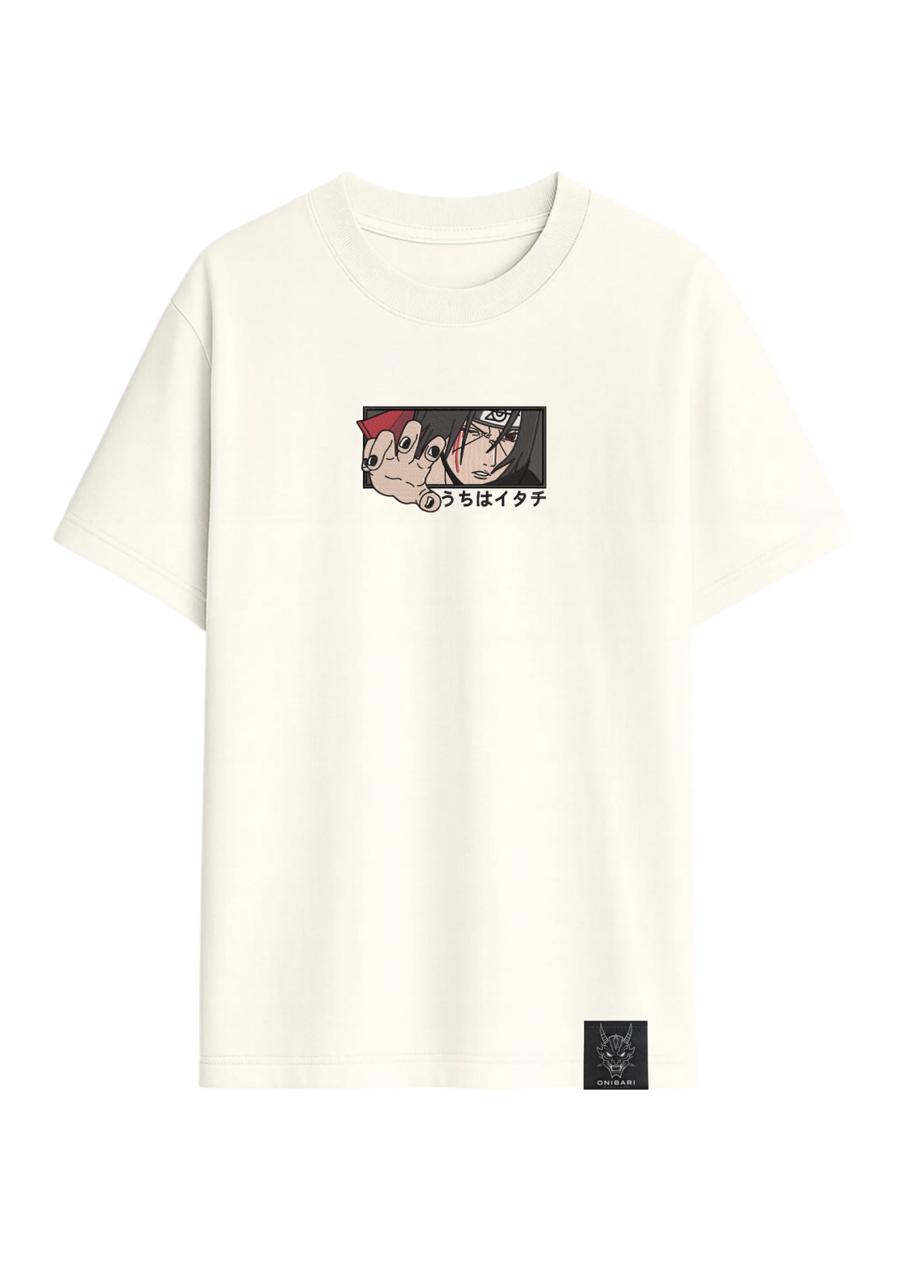 Camiseta Itachi Uchiha Amaterasu Recuadro
