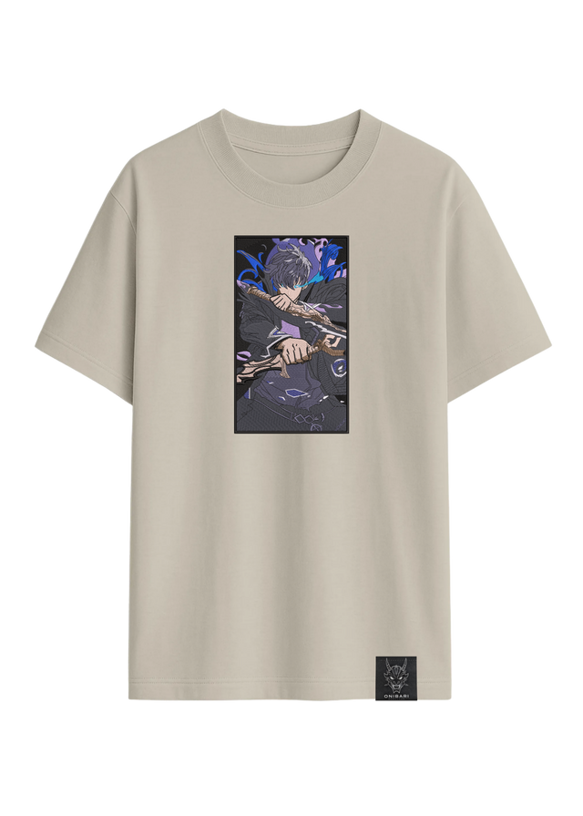 Camiseta Solo Leveling Sung Jin Woo Rectángulo