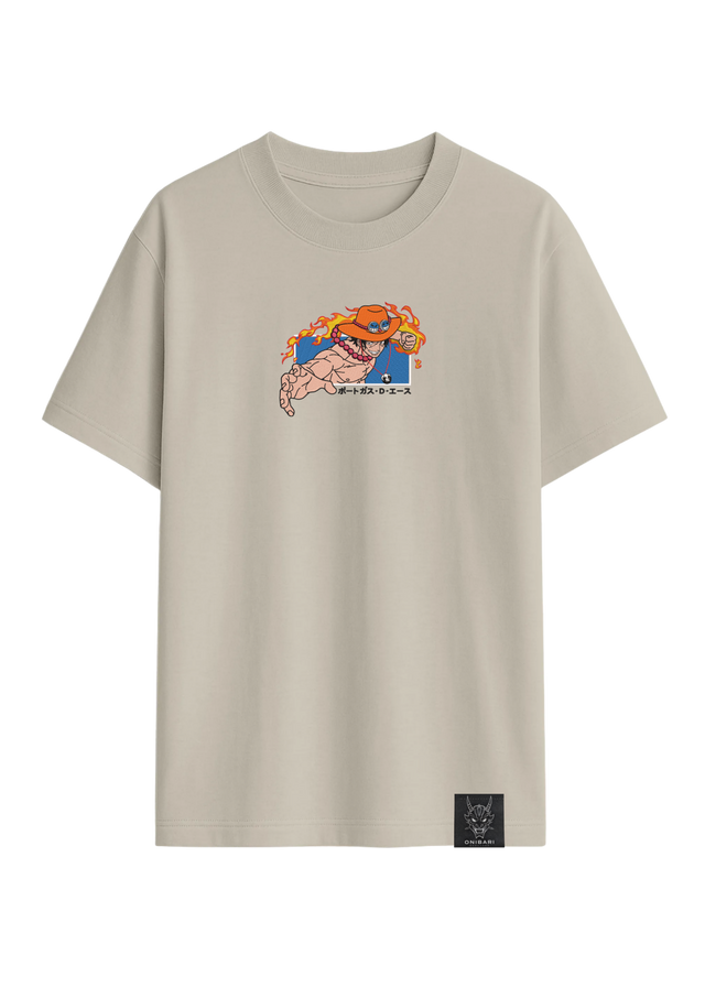 Camiseta Portgas D. Ace Puño De Fuego
