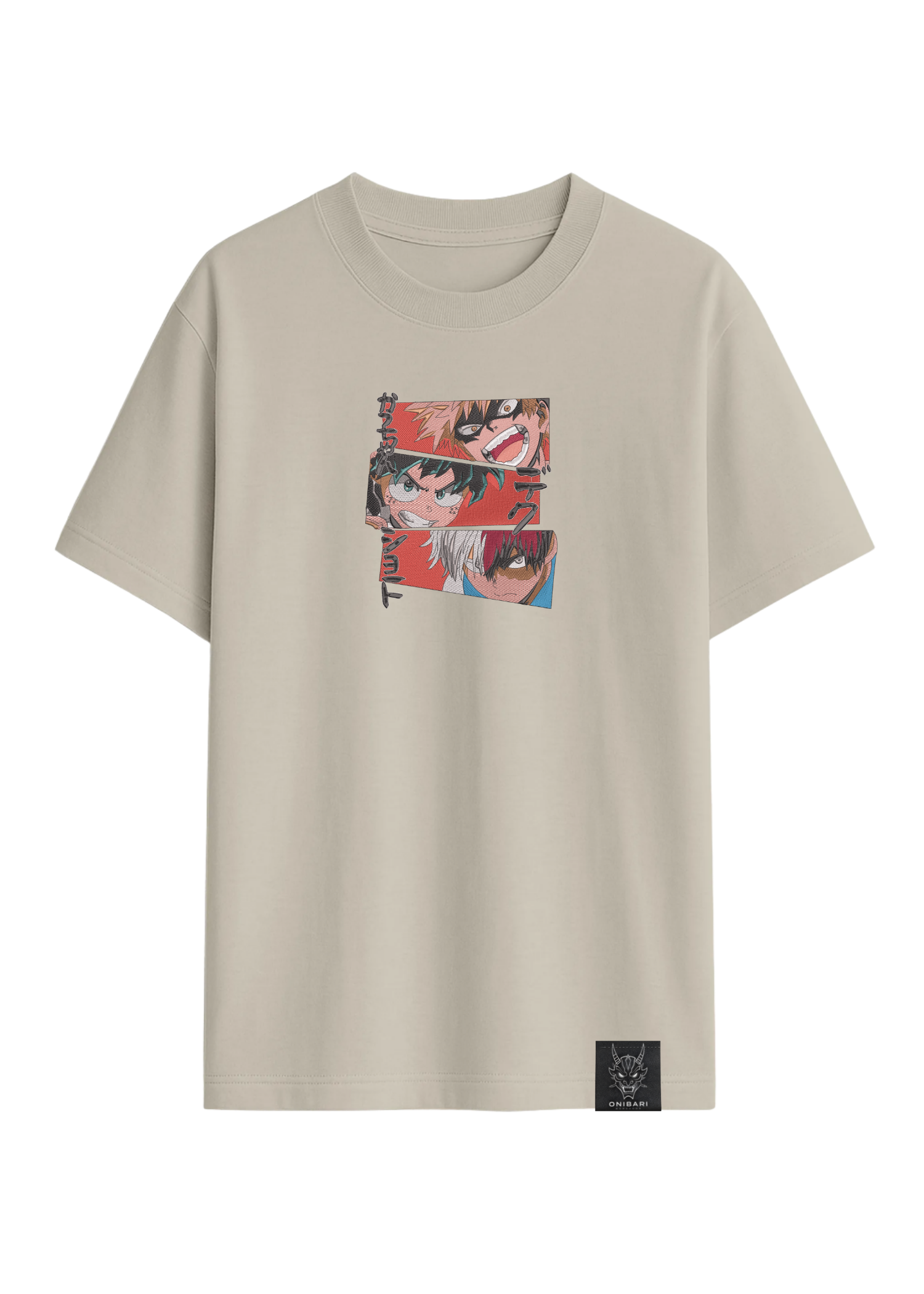 Camiseta Midoriya, Bakugo & Todoroki