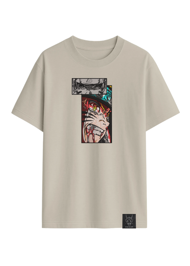 Camiseta Naruto Recuadros
