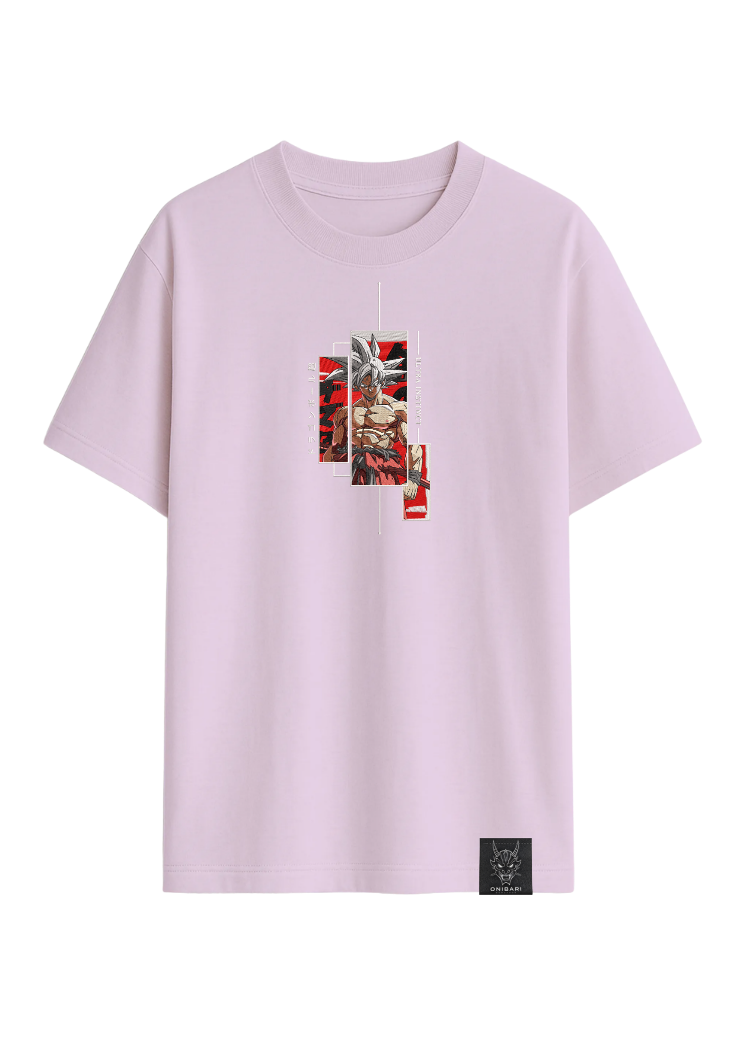 Camiseta Goku Ultra Instinto Recuadros