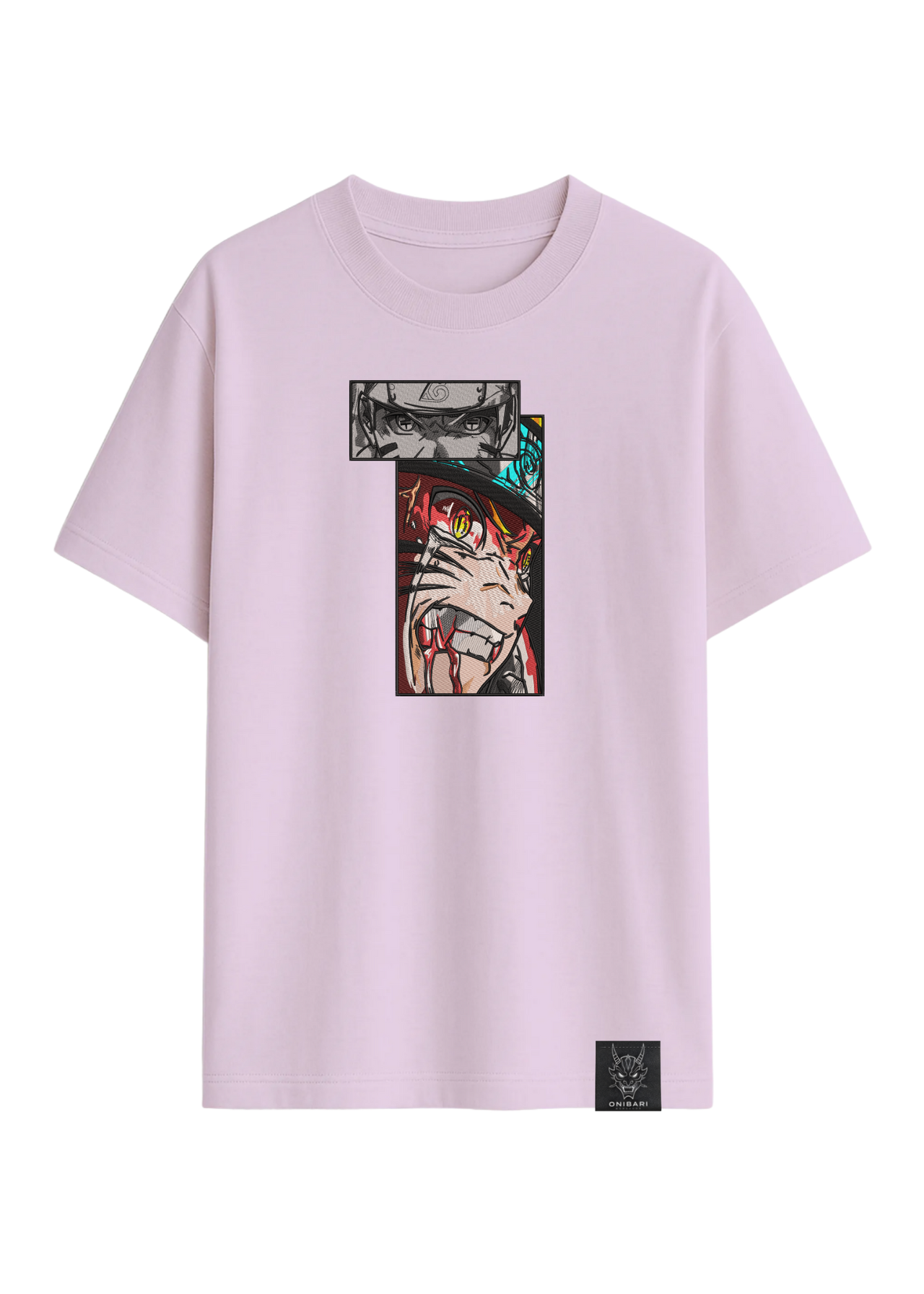 Camiseta Naruto Recuadros