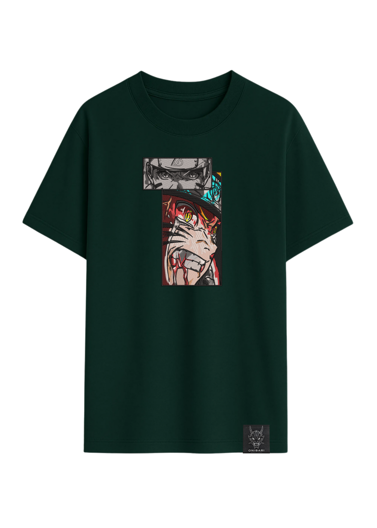 Camiseta Naruto Recuadros