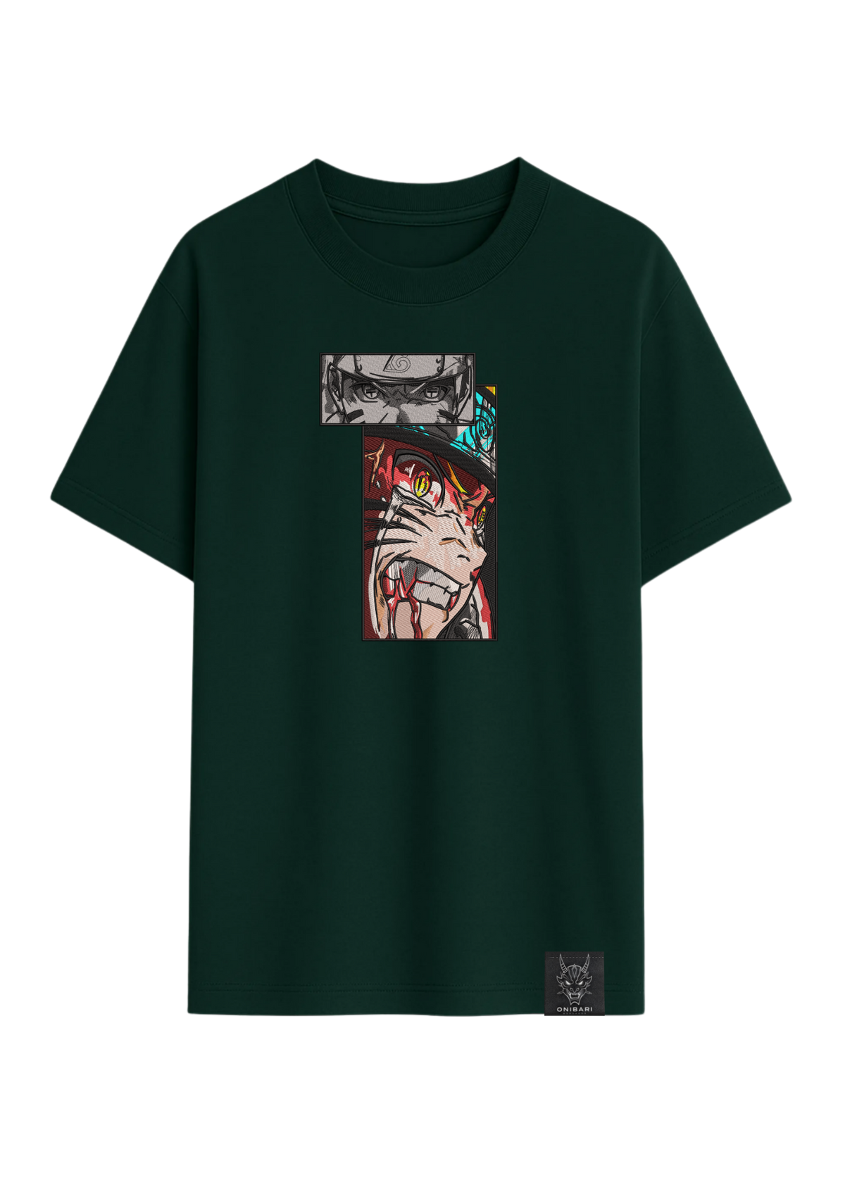 Camiseta Naruto Recuadros