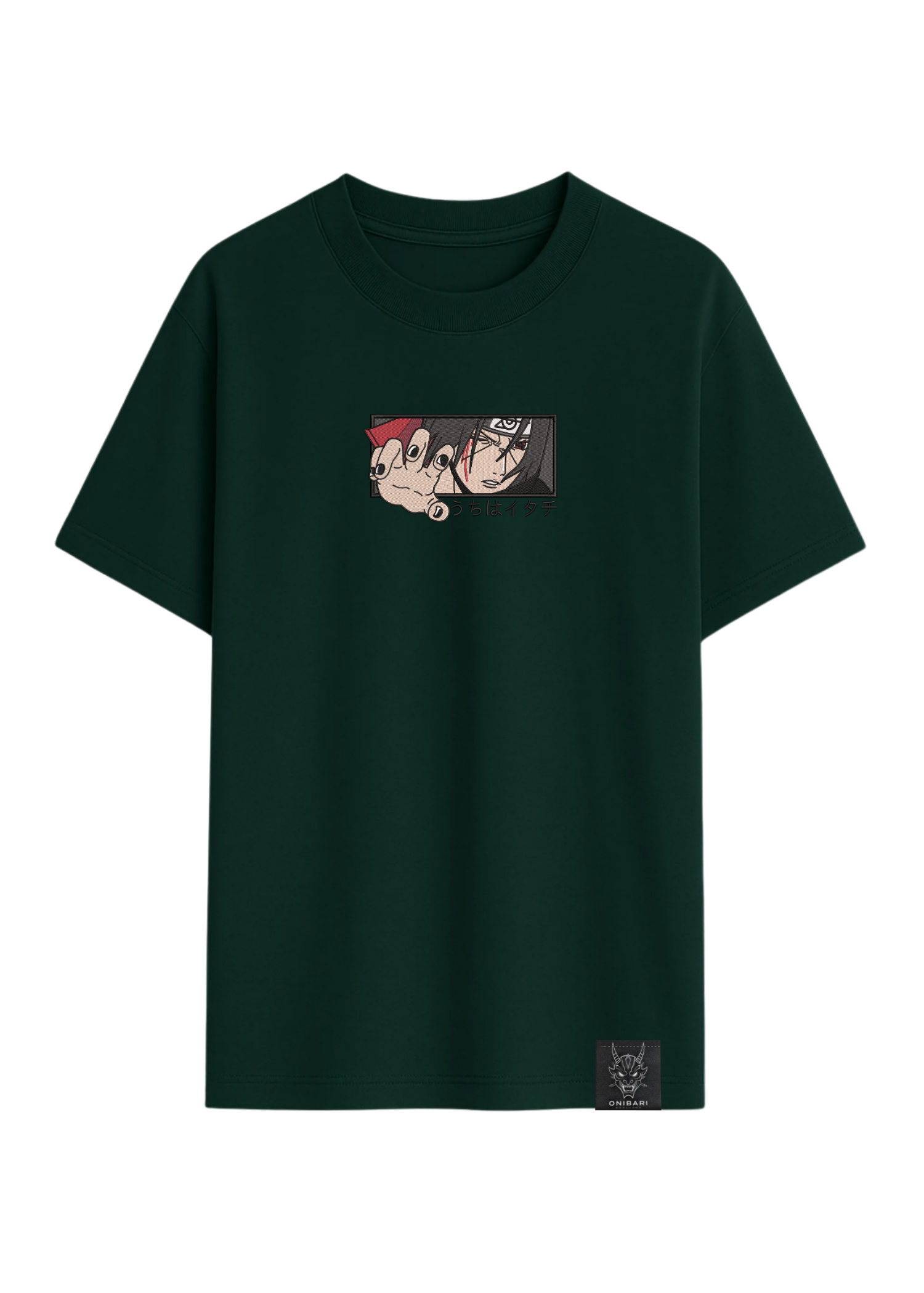 Camiseta Itachi Uchiha Amaterasu Recuadro