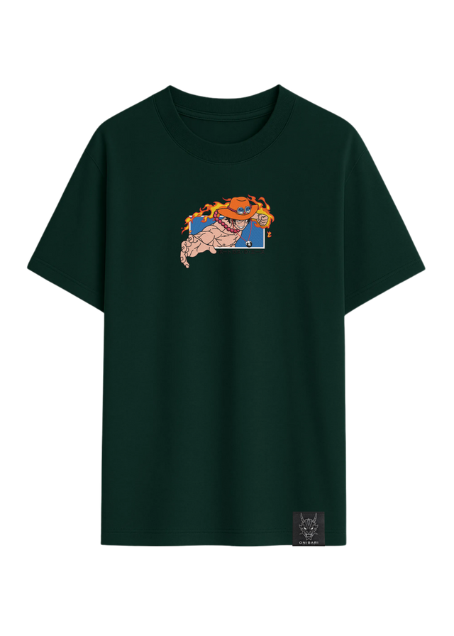 Camiseta Portgas D. Ace Puño De Fuego