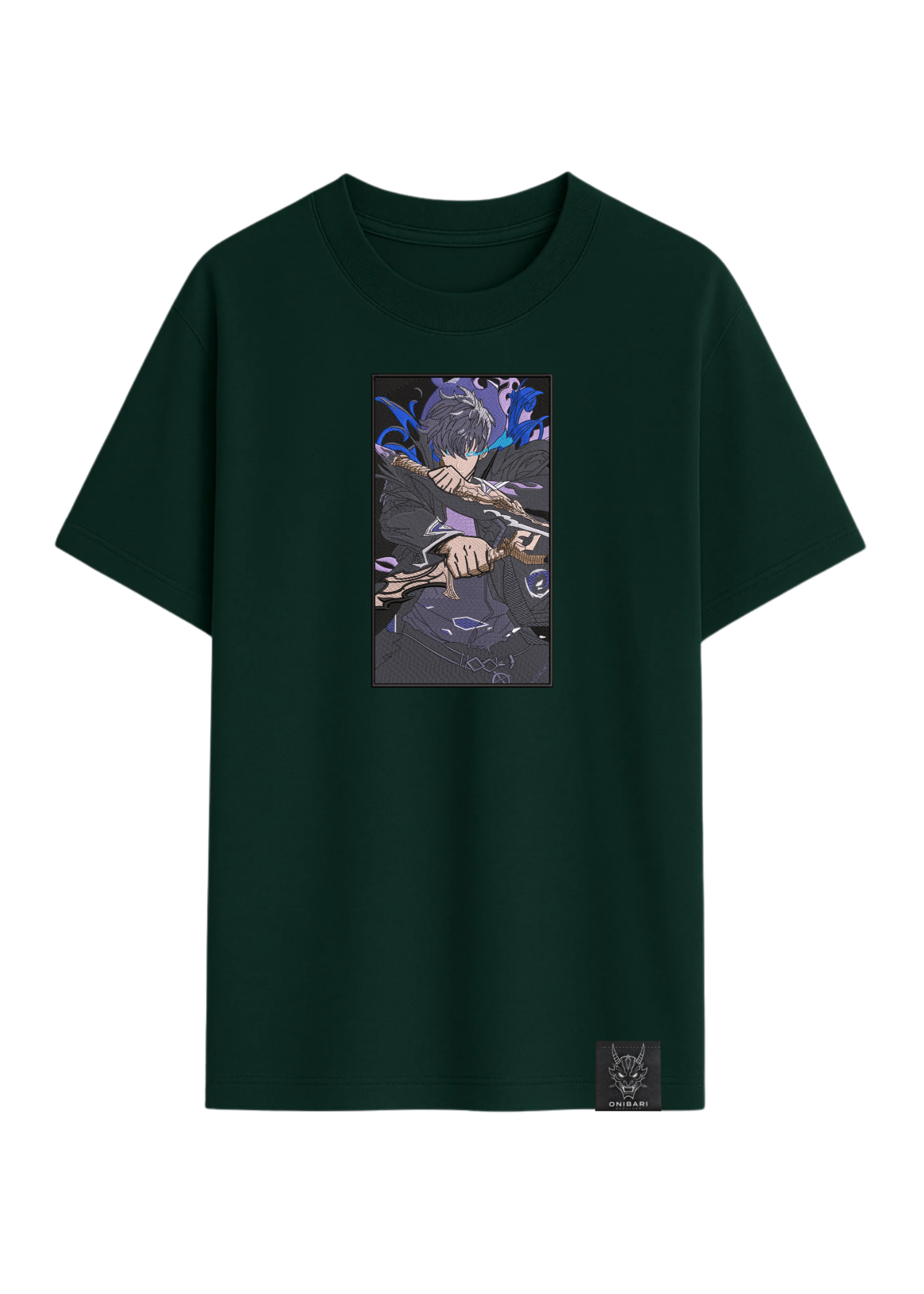 Camiseta Solo Leveling Sung Jin Woo Rectángulo