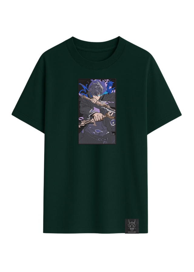 Camiseta Solo Leveling Sung Jin Woo Rectángulo