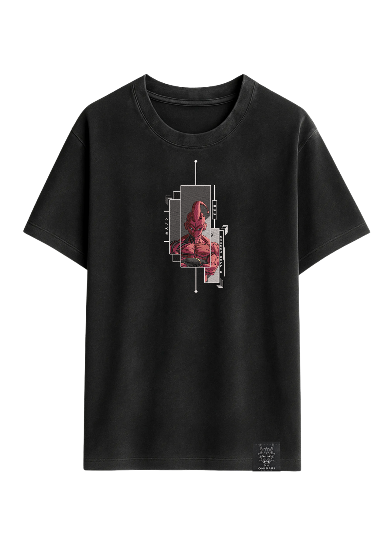 Camiseta Majin Buu Recuadros