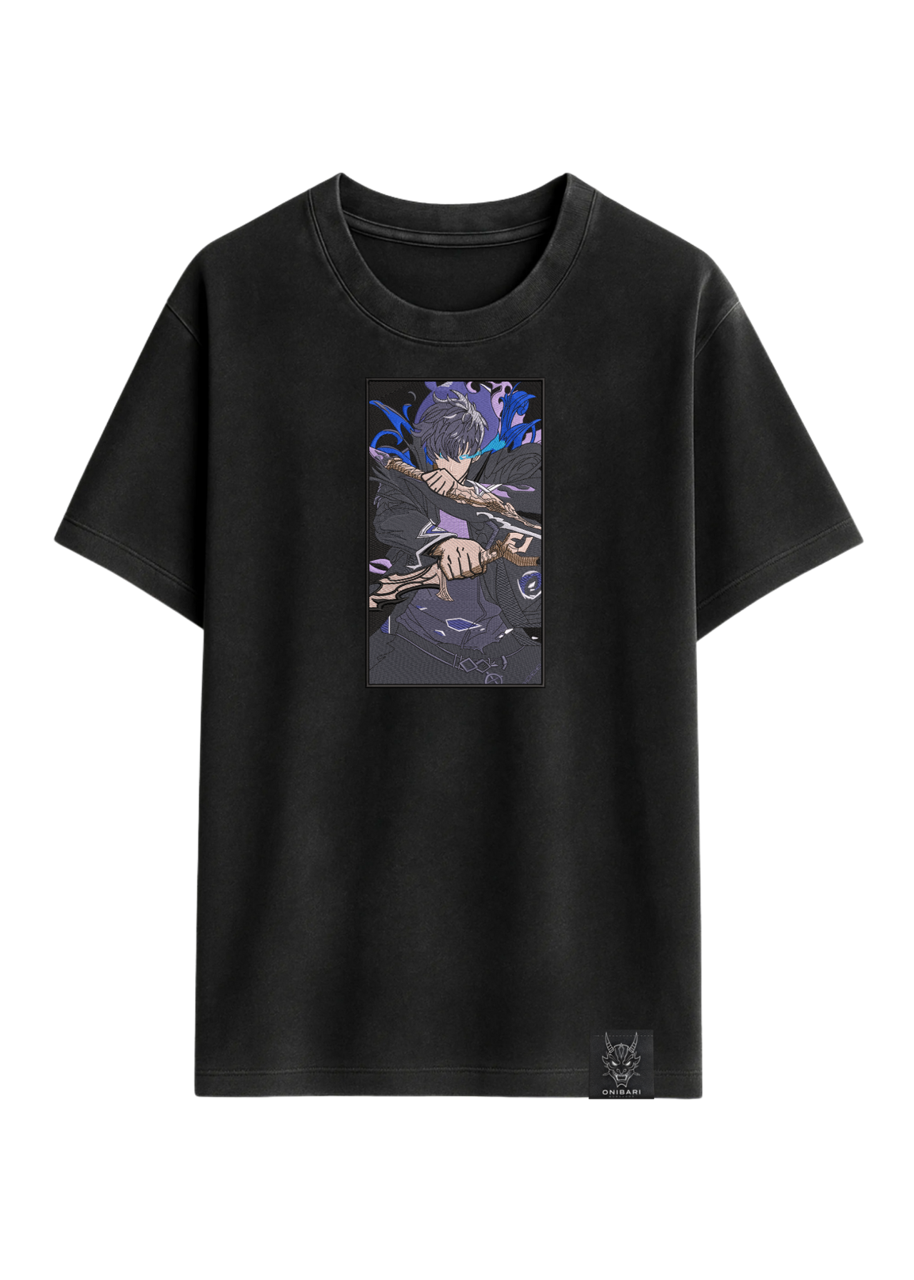 Camiseta Solo Leveling Sung Jin Woo Rectángulo