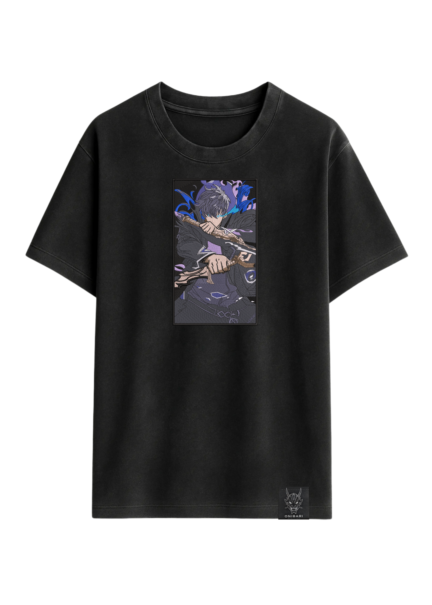 Camiseta Solo Leveling Sung Jin Woo Rectángulo