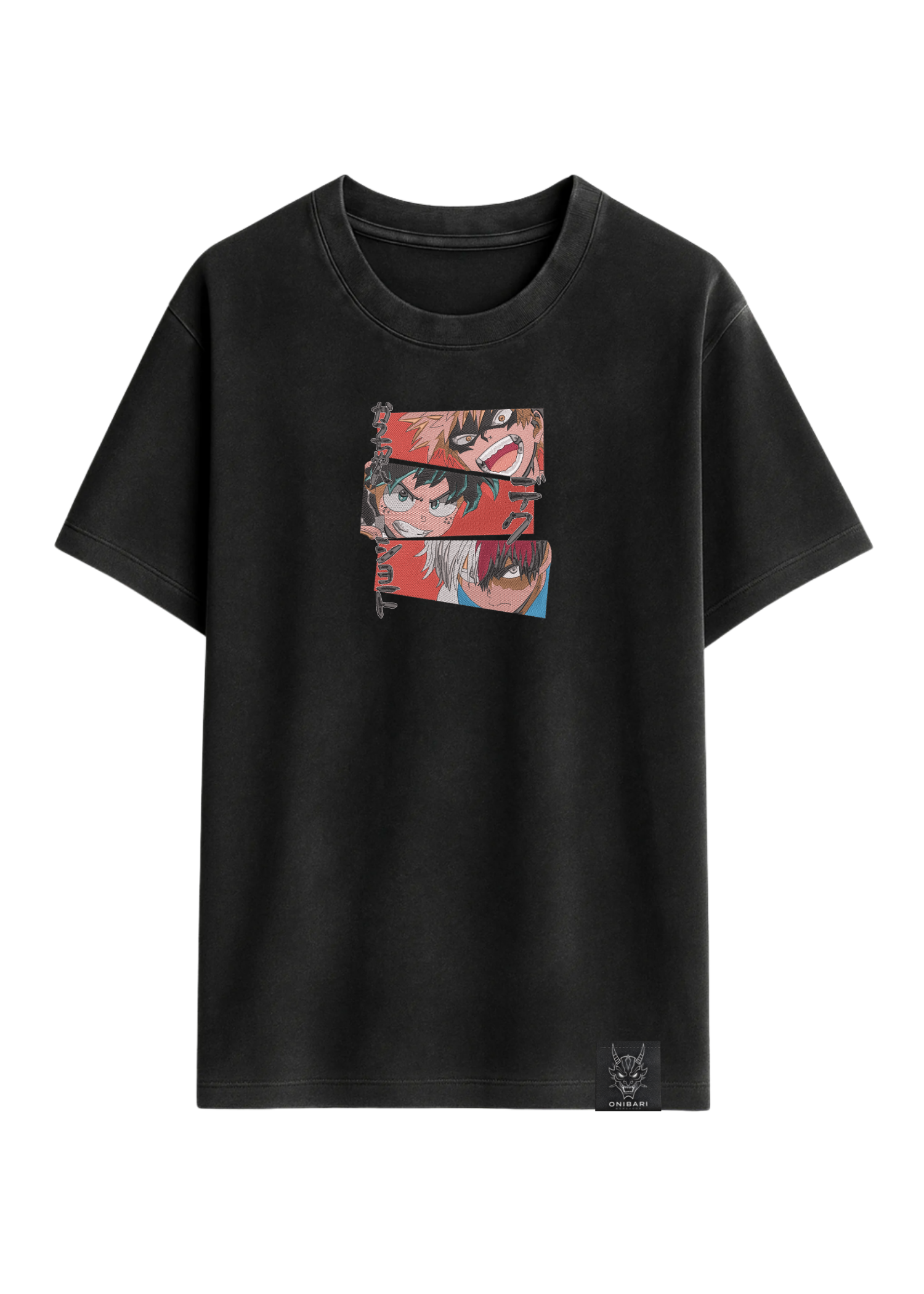Camiseta Midoriya, Bakugo & Todoroki
