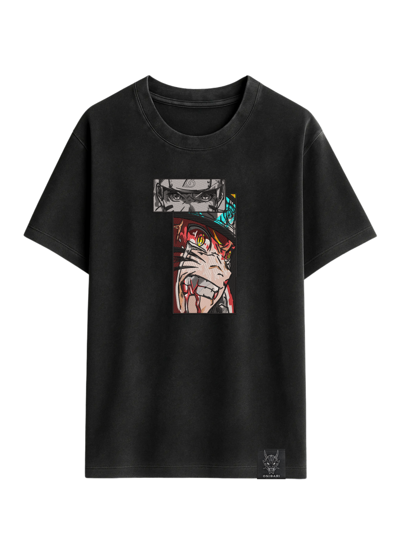 Camiseta Naruto Recuadros