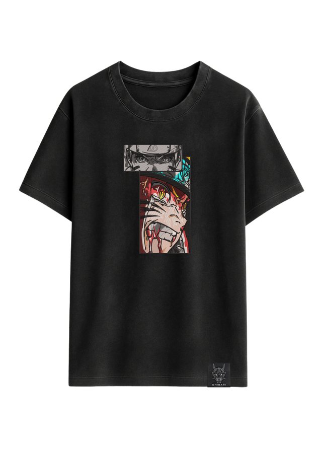 Camiseta Naruto Recuadros