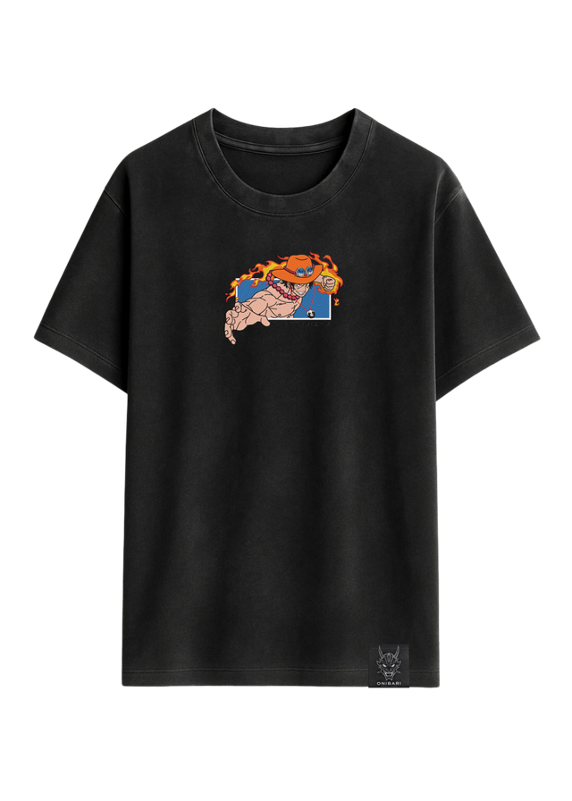Camiseta Portgas D. Ace Puño De Fuego