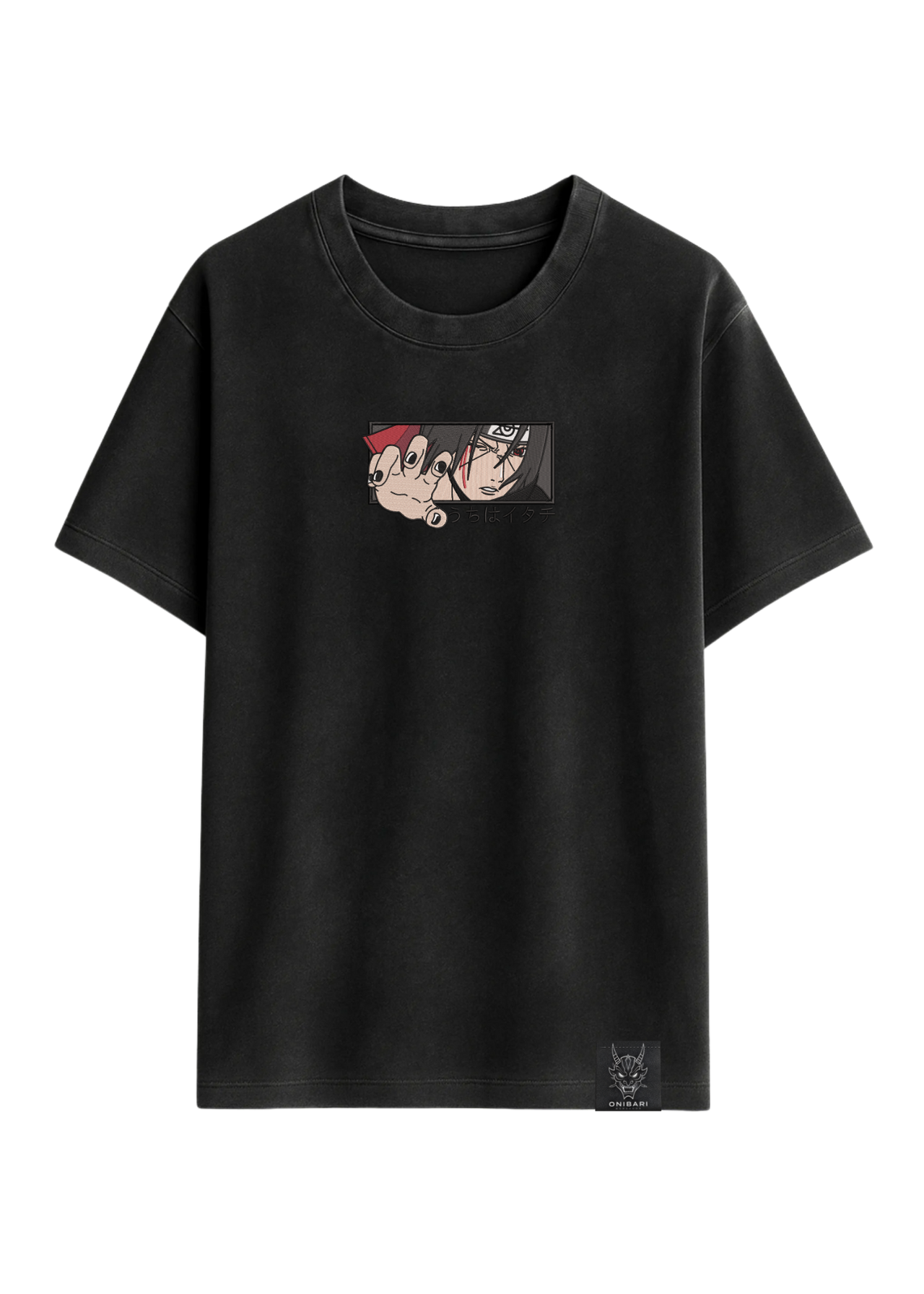 Camiseta Itachi Uchiha Amaterasu Recuadro