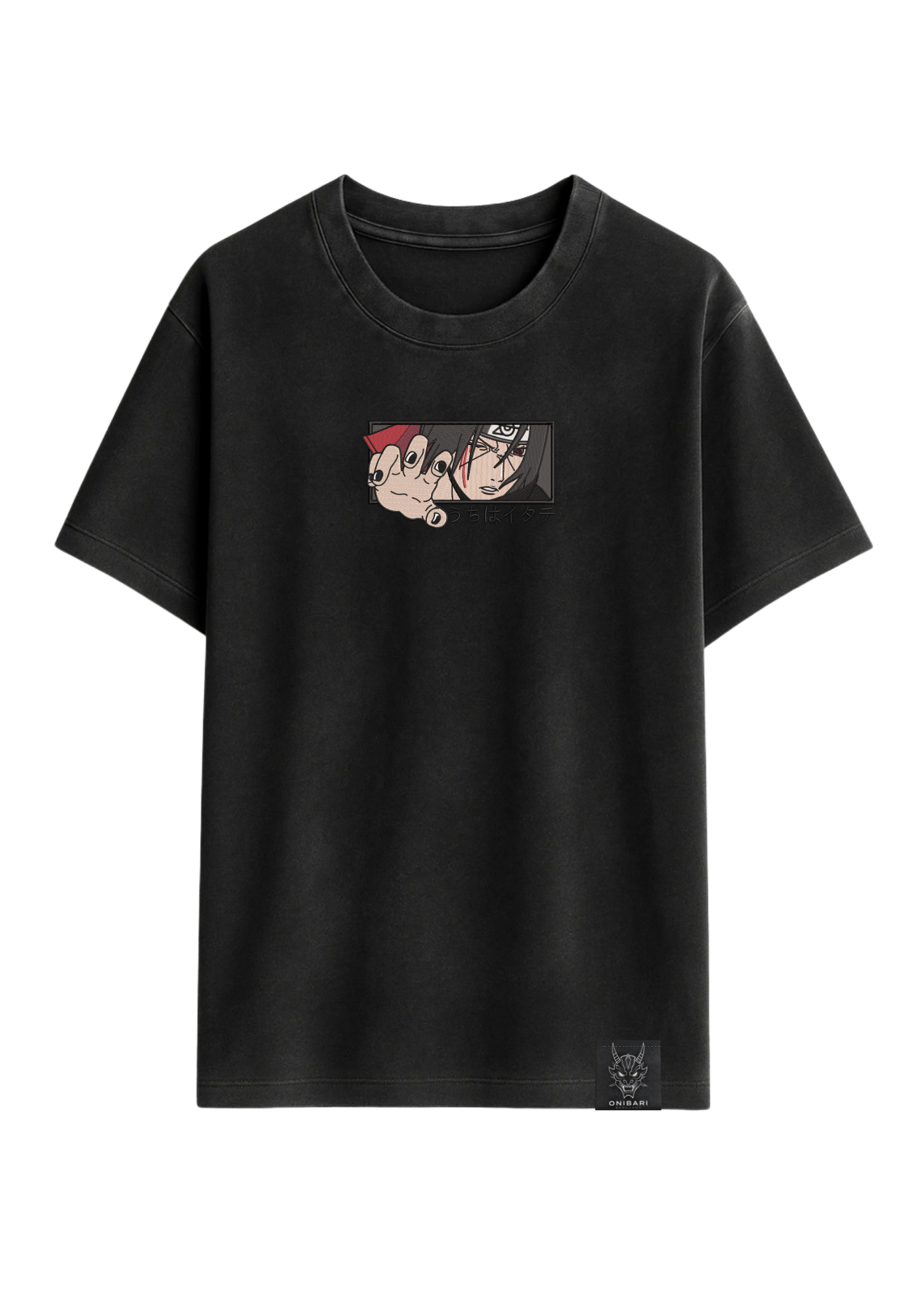Camiseta Itachi Uchiha Amaterasu Recuadro