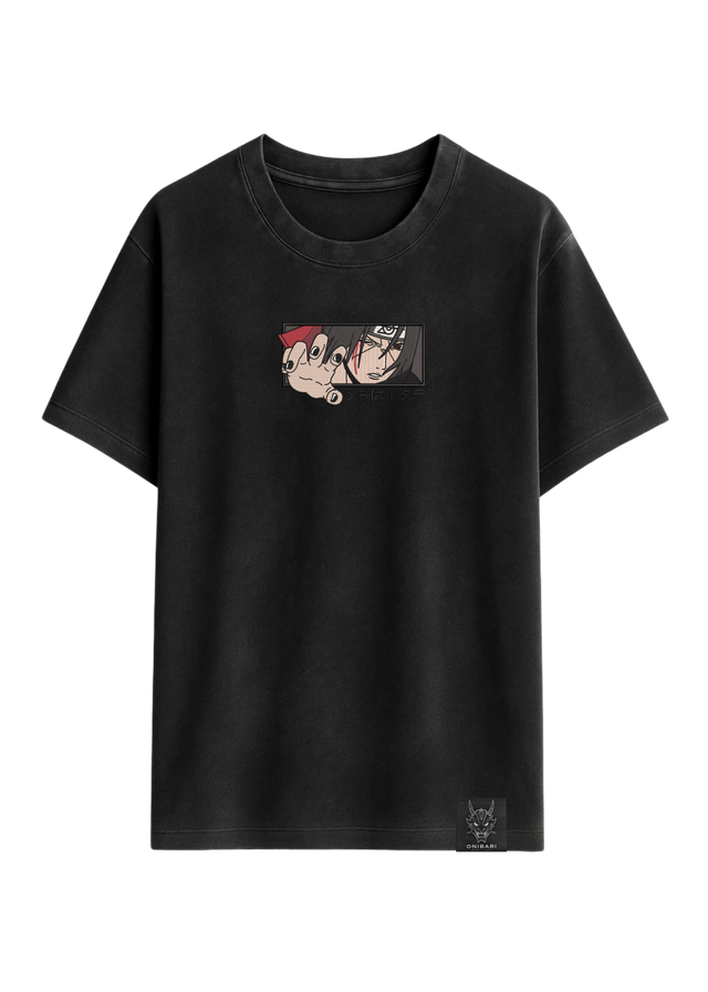 Camiseta Itachi Uchiha Amaterasu Recuadro