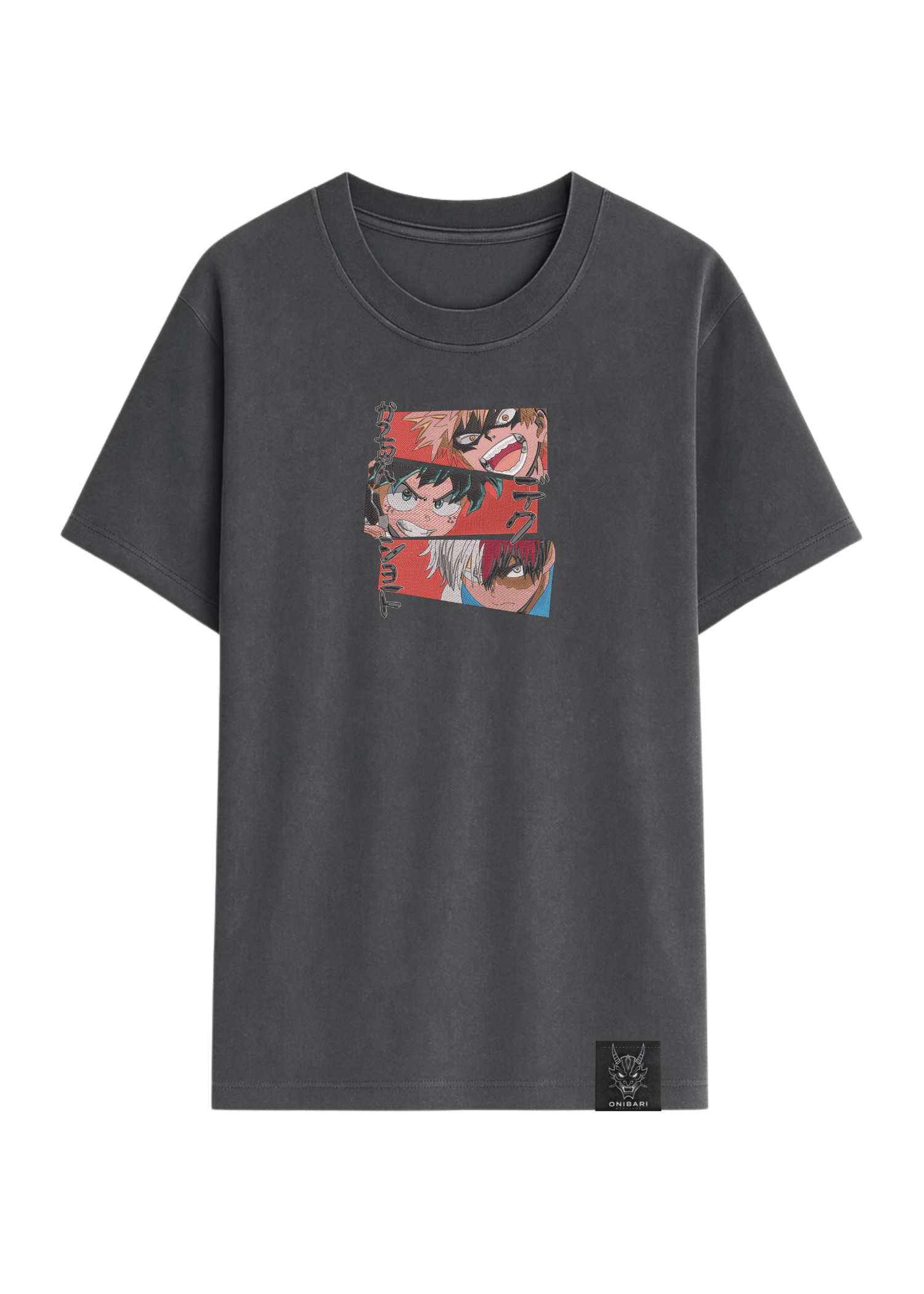 Camiseta Midoriya, Bakugo & Todoroki