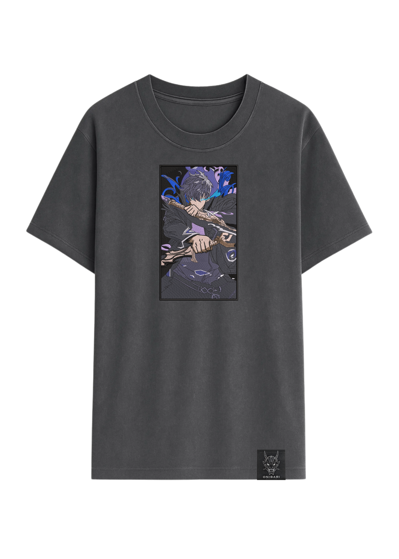 Camiseta Solo Leveling Sung Jin Woo Rectángulo