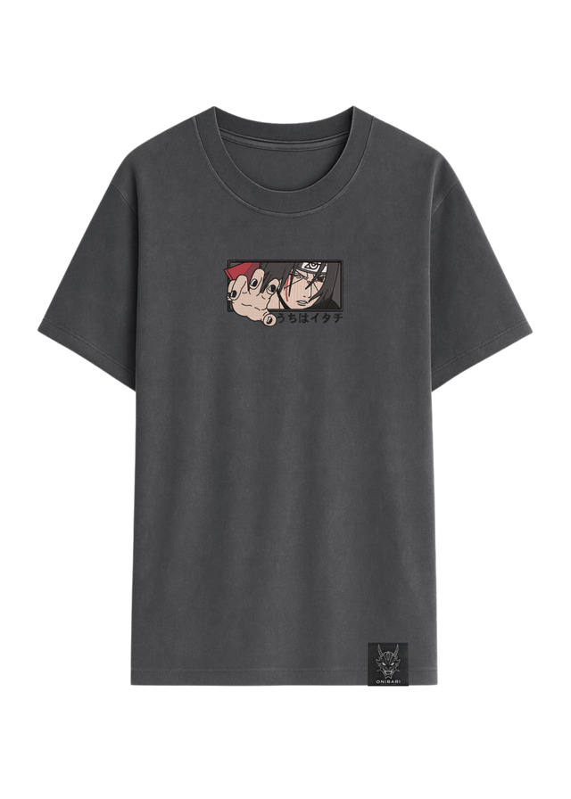 Camiseta Itachi Uchiha Amaterasu Recuadro