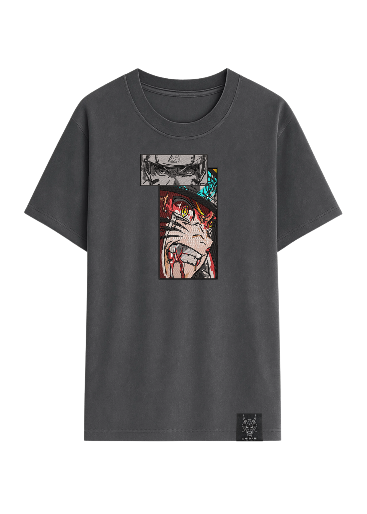 Camiseta Naruto Recuadros