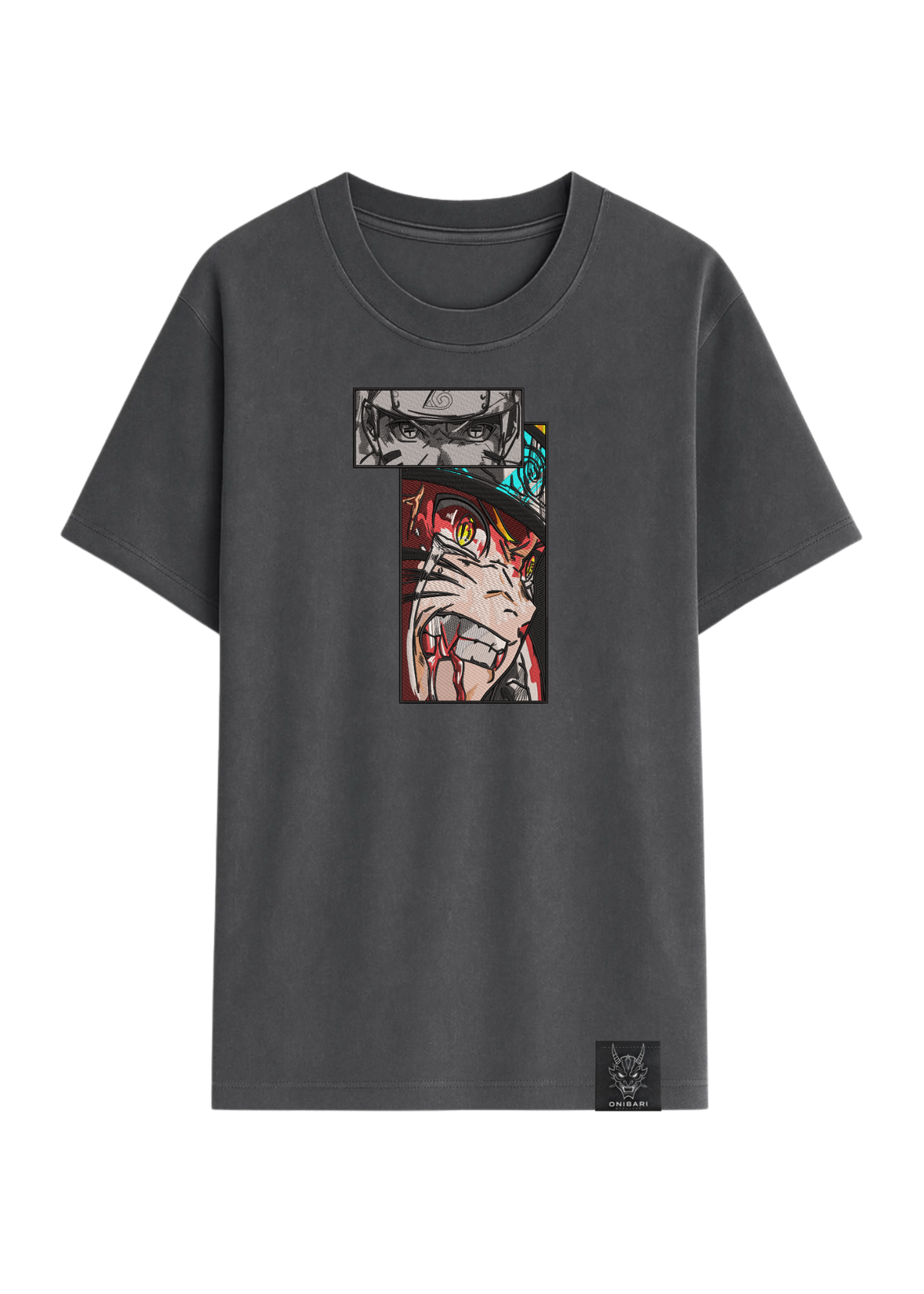 Camiseta Naruto Recuadros