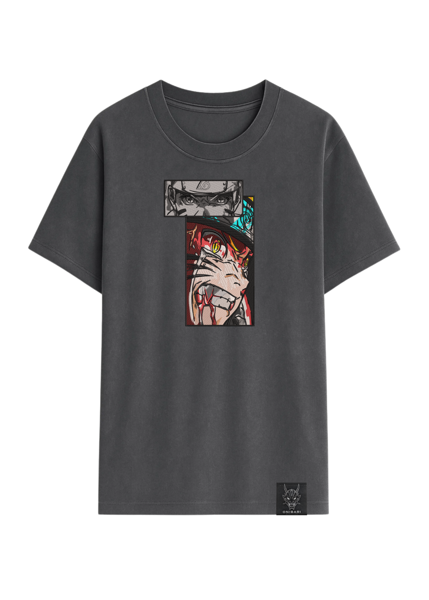 Camiseta Naruto Recuadros