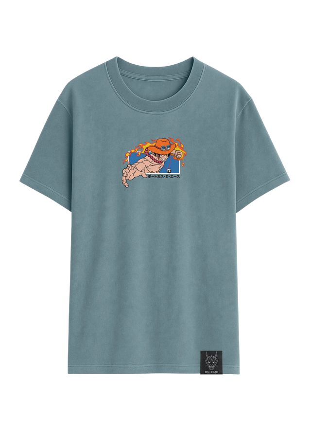 Camiseta Portgas D. Ace Puño De Fuego