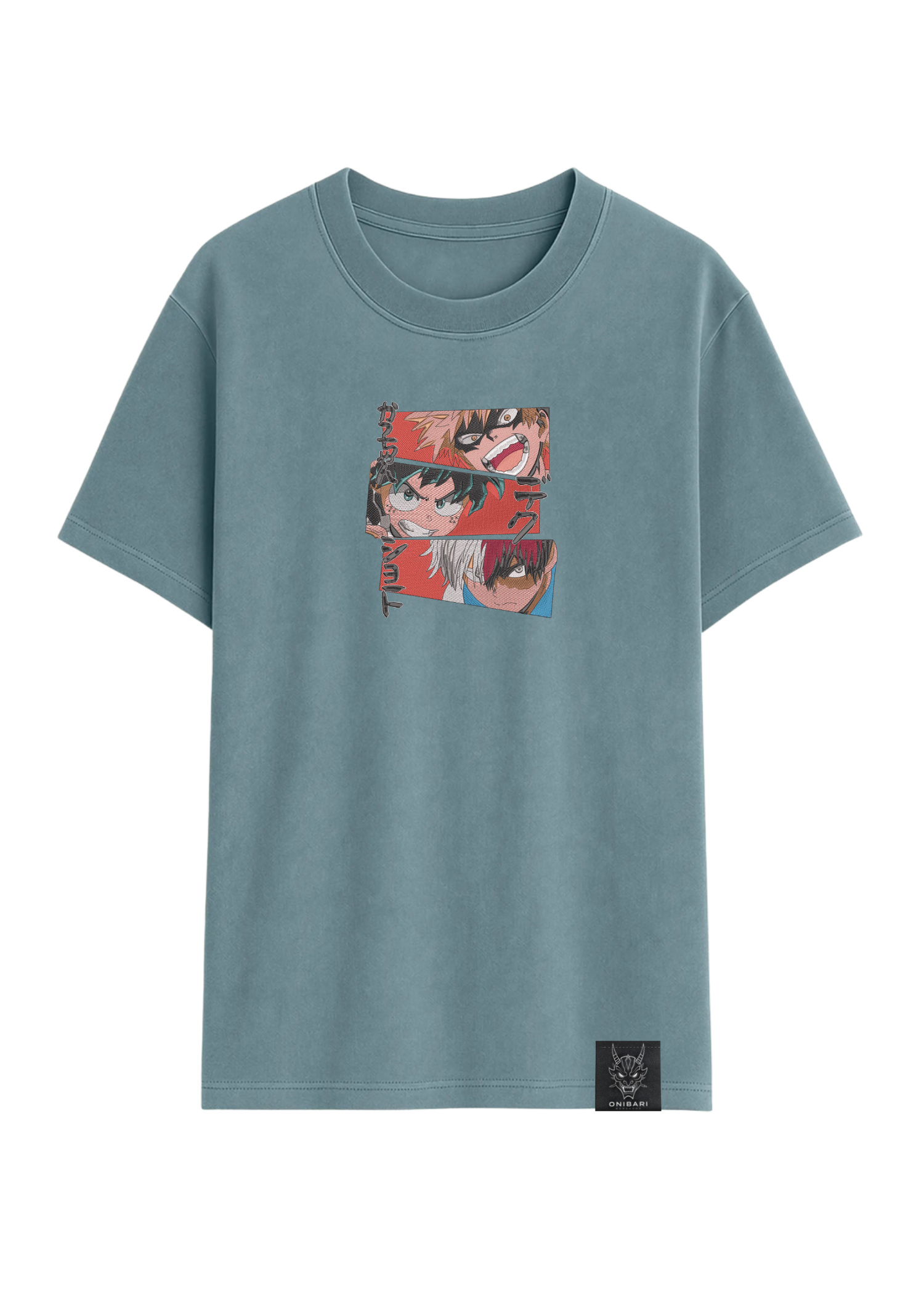 Camiseta Midoriya, Bakugo & Todoroki