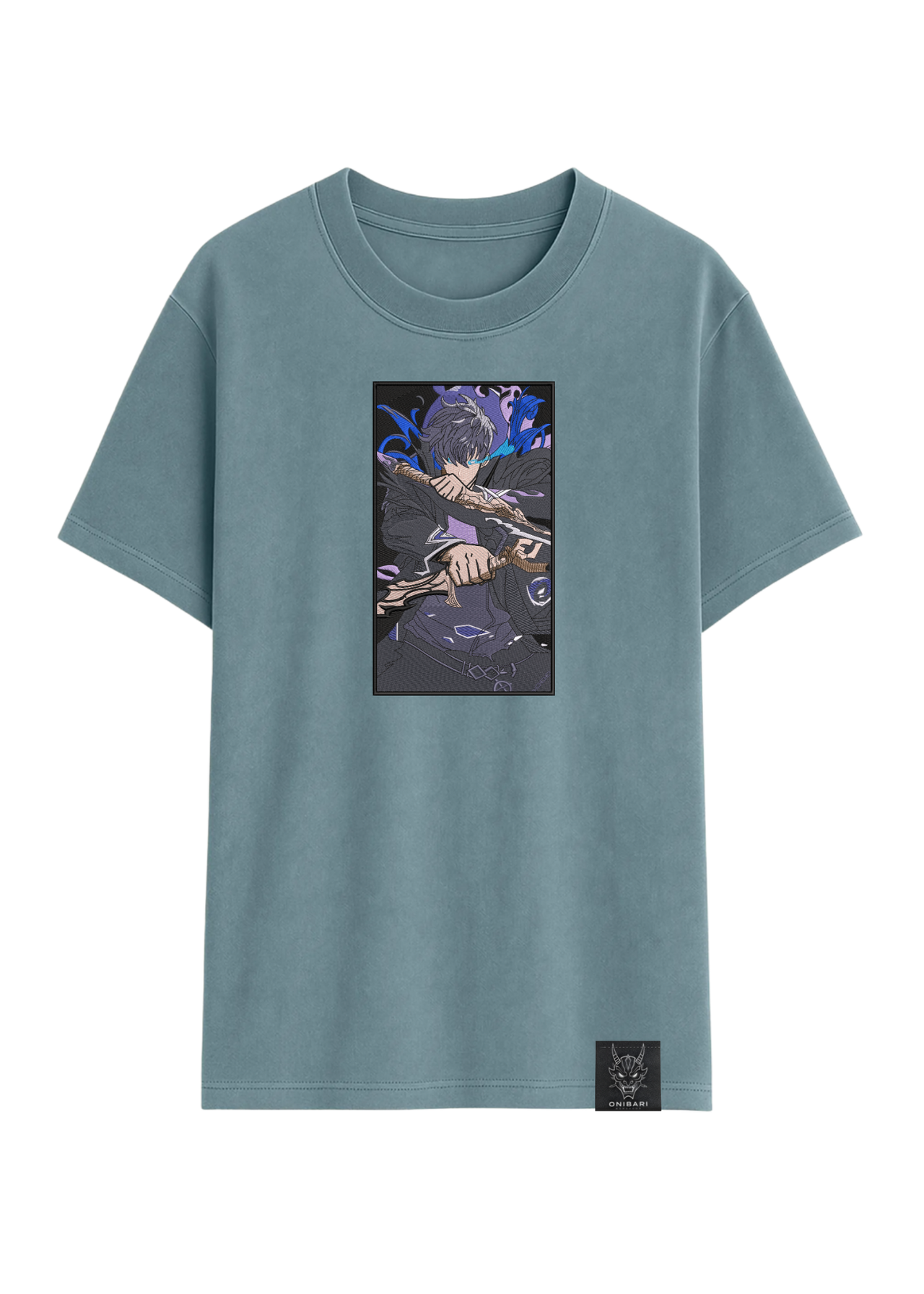 Camiseta Solo Leveling Sung Jin Woo Rectángulo