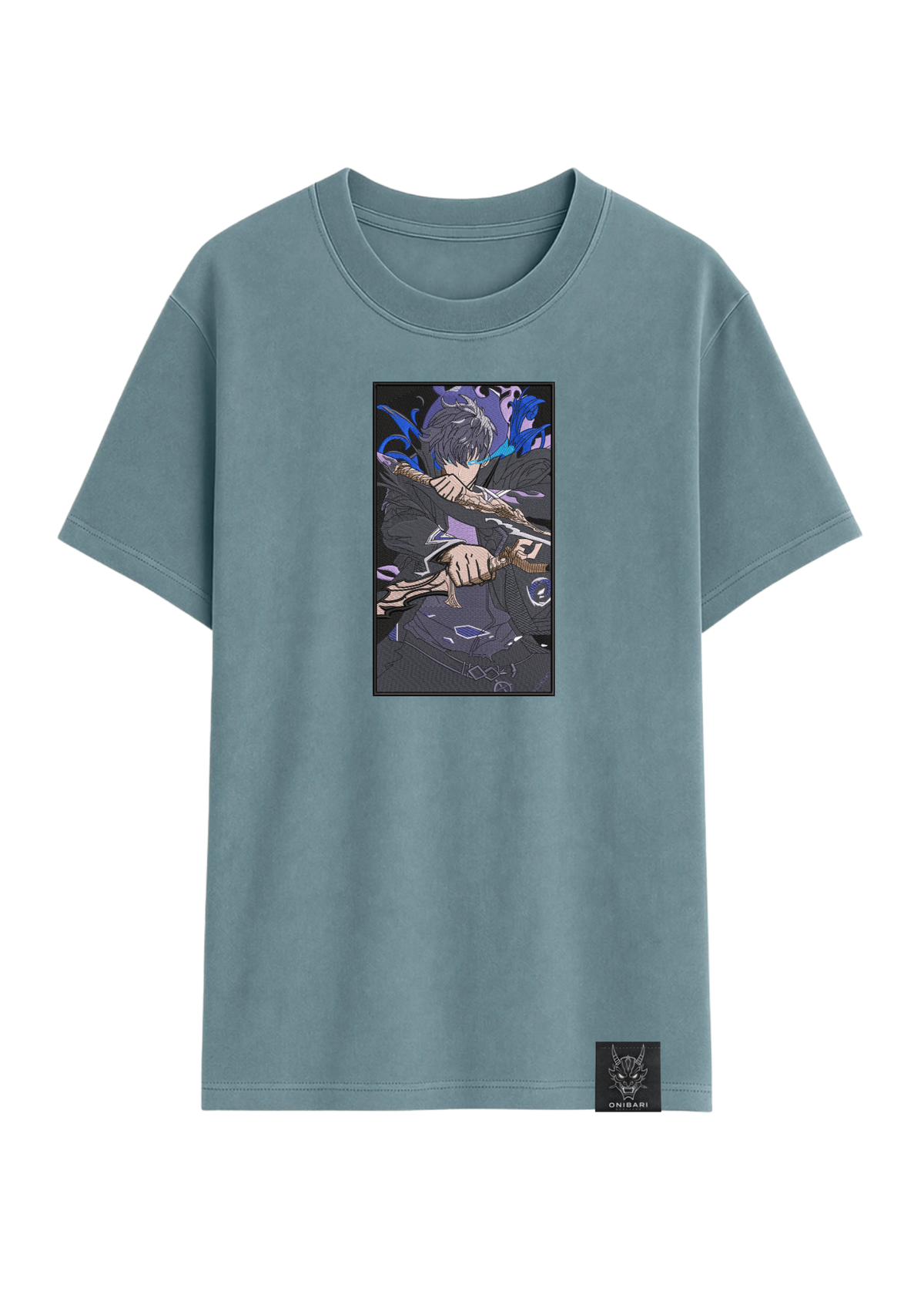 Camiseta Solo Leveling Sung Jin Woo Rectángulo