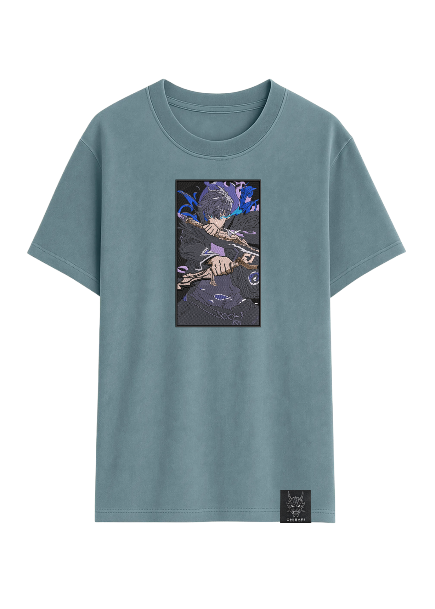 Camiseta Solo Leveling Sung Jin Woo Rectángulo
