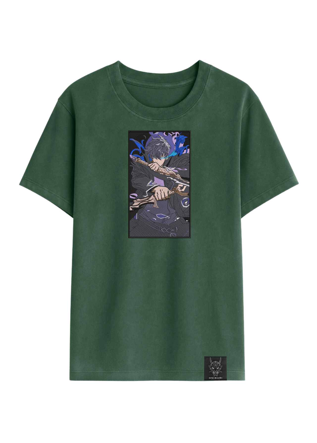Camiseta Solo Leveling Sung Jin Woo Rectángulo