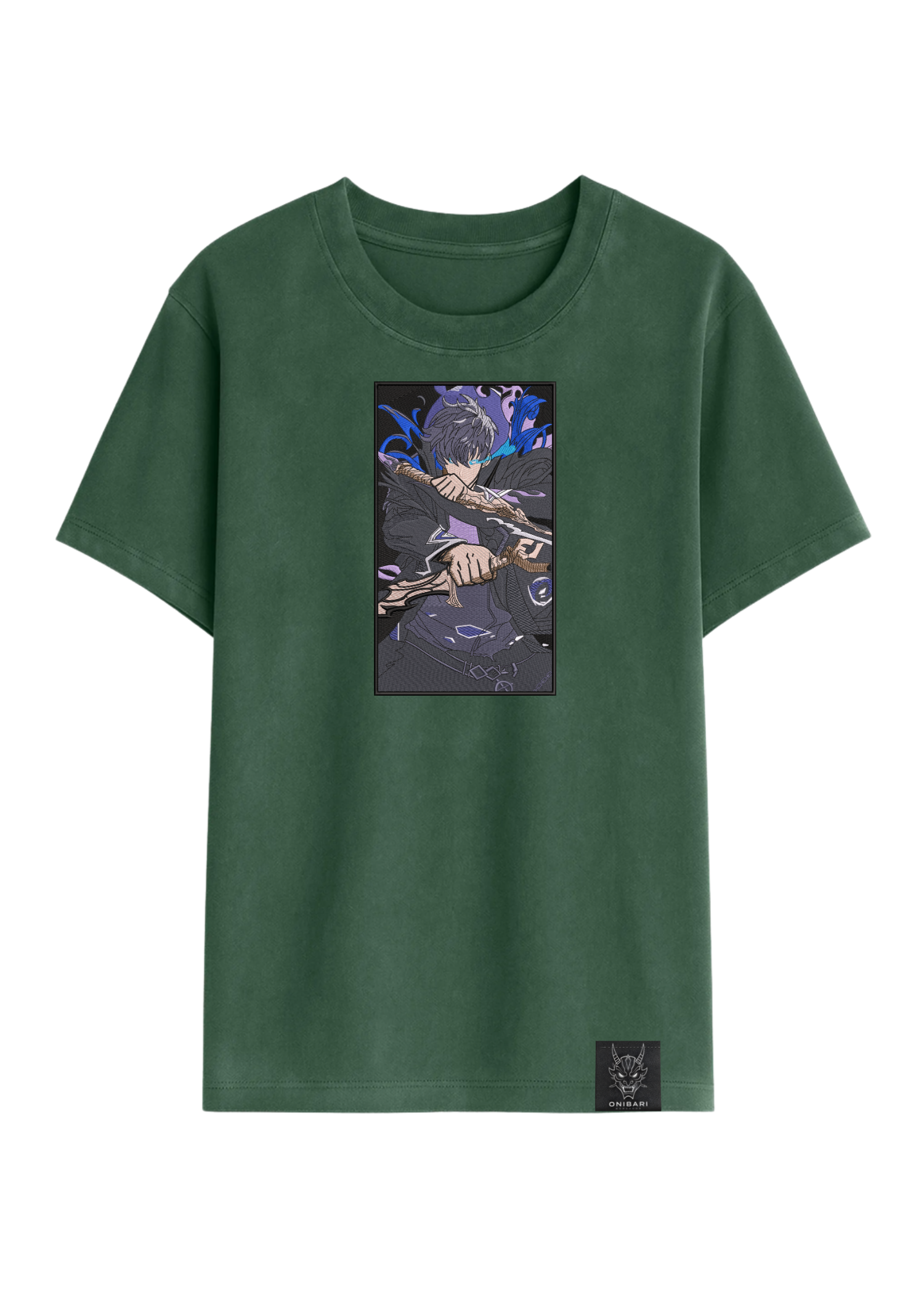 Camiseta Solo Leveling Sung Jin Woo Rectángulo
