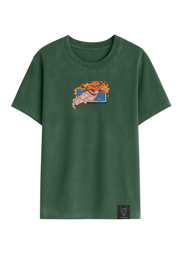 Camiseta Portgas D. Ace Puño De Fuego