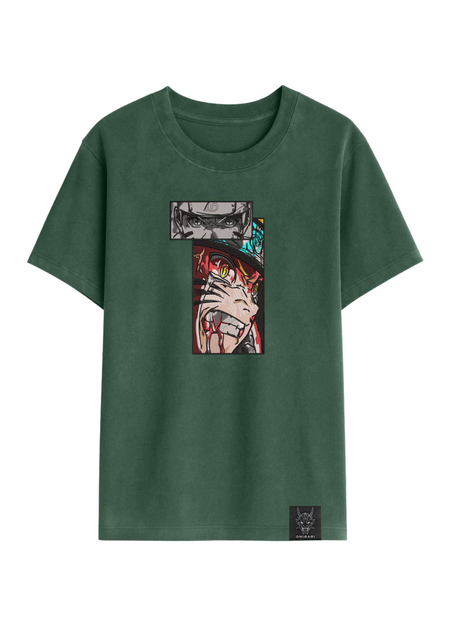 Camiseta Naruto Recuadros