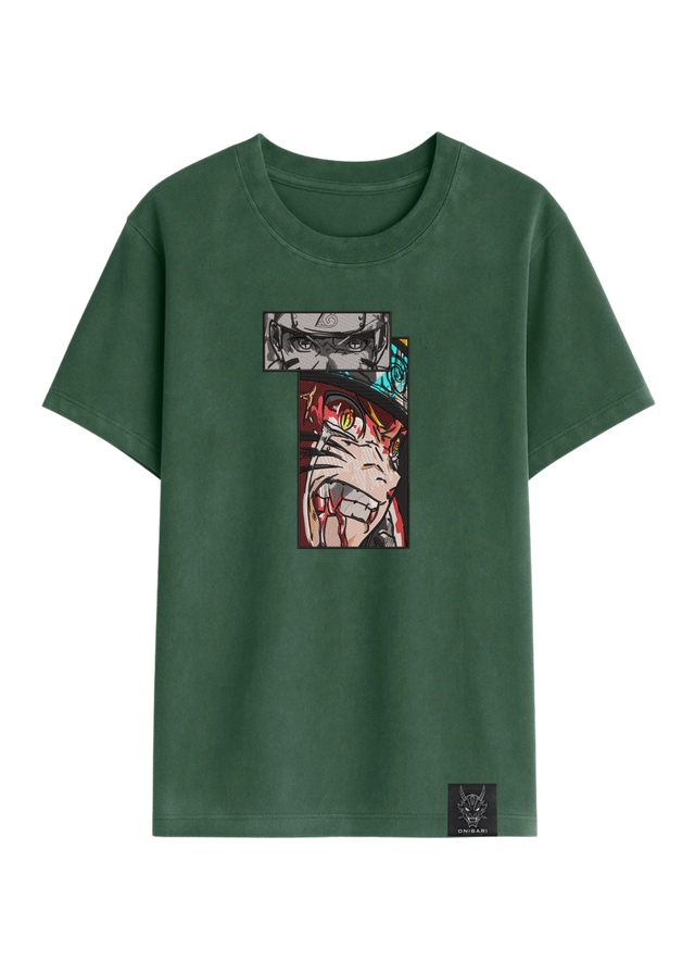 Camiseta Naruto Recuadros