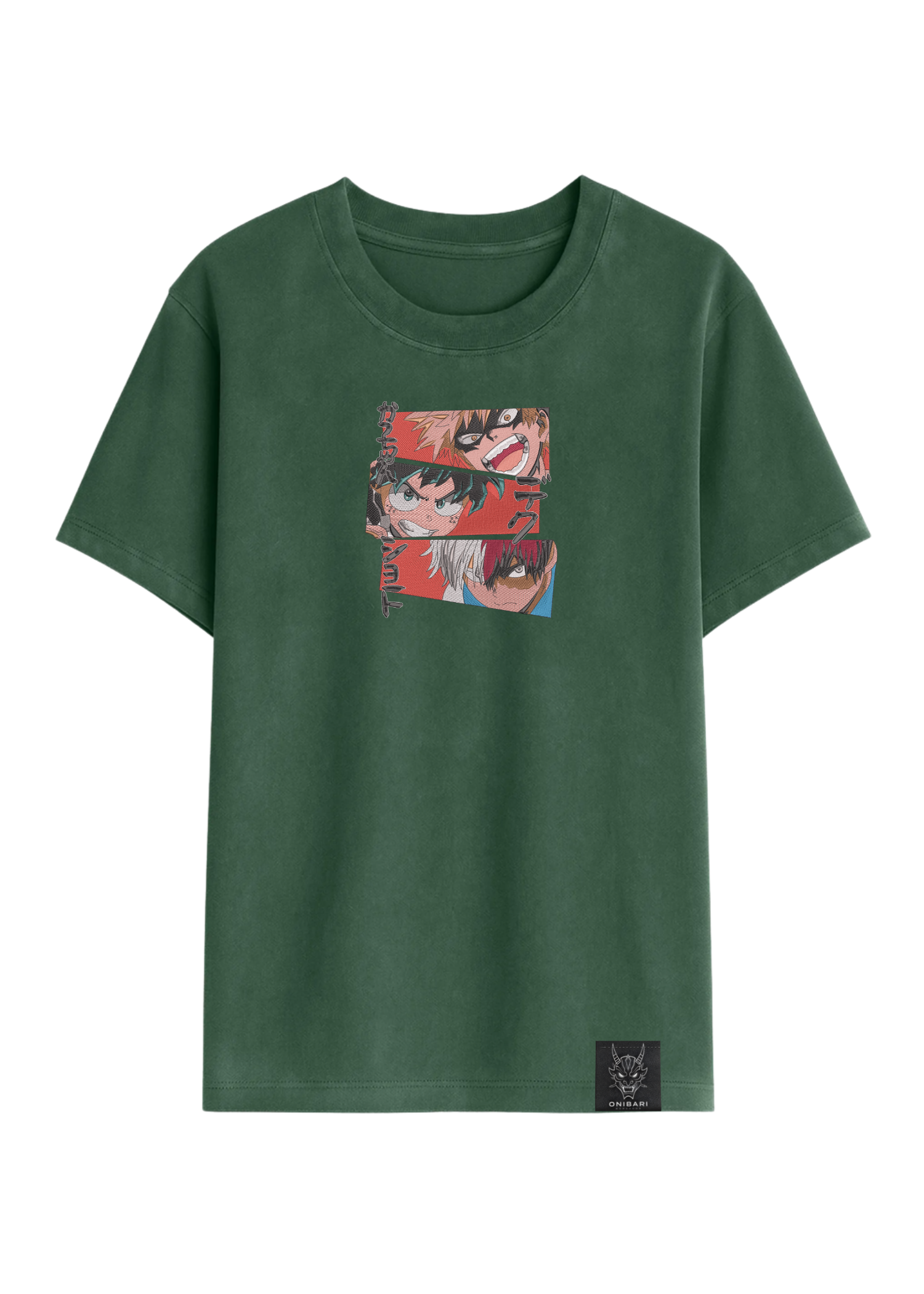 Camiseta Midoriya, Bakugo & Todoroki