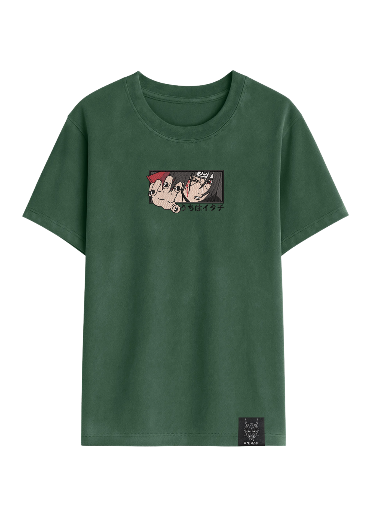 Camiseta Itachi Uchiha Amaterasu Recuadro