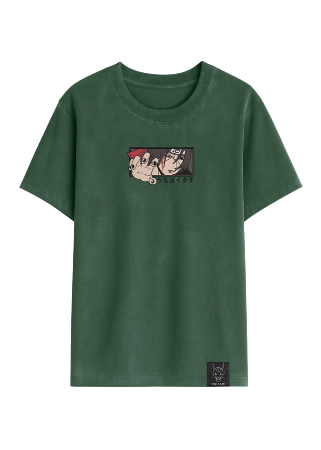 Camiseta Itachi Uchiha Amaterasu Recuadro
