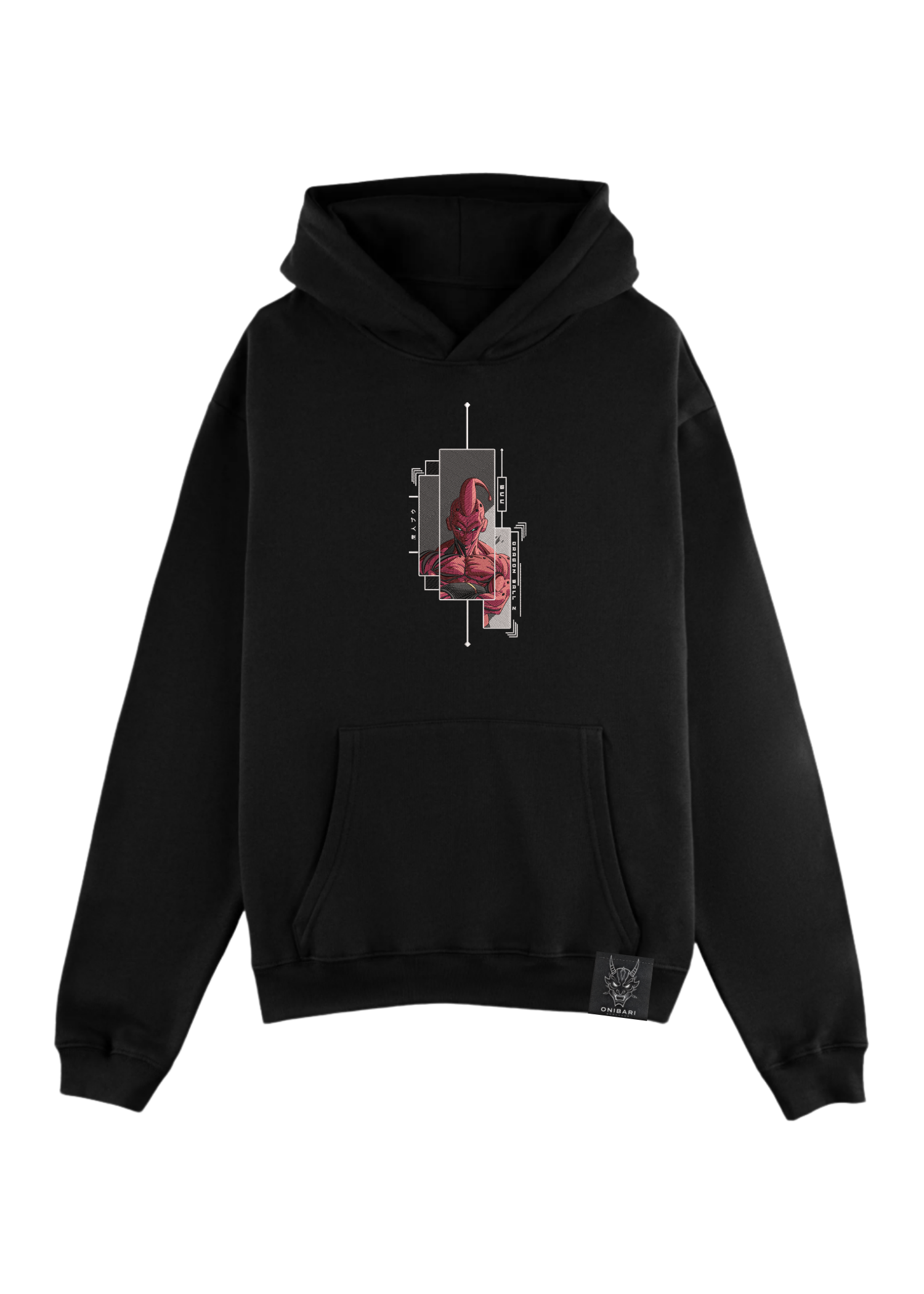 Hoodie Majin Buu Recuadros