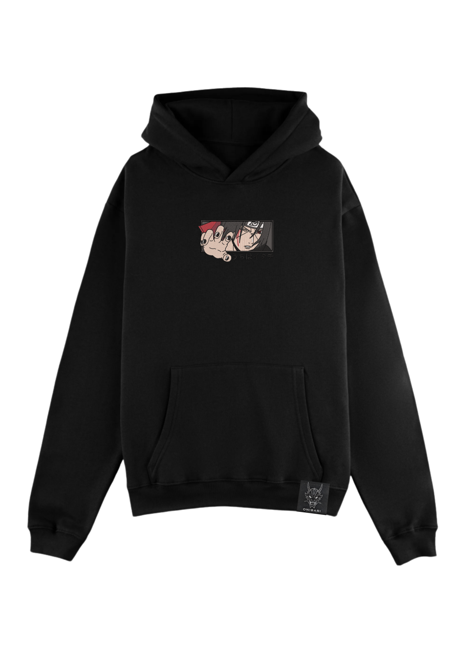 Hoodie Itachi Uchiha Amaterasu Recuadro